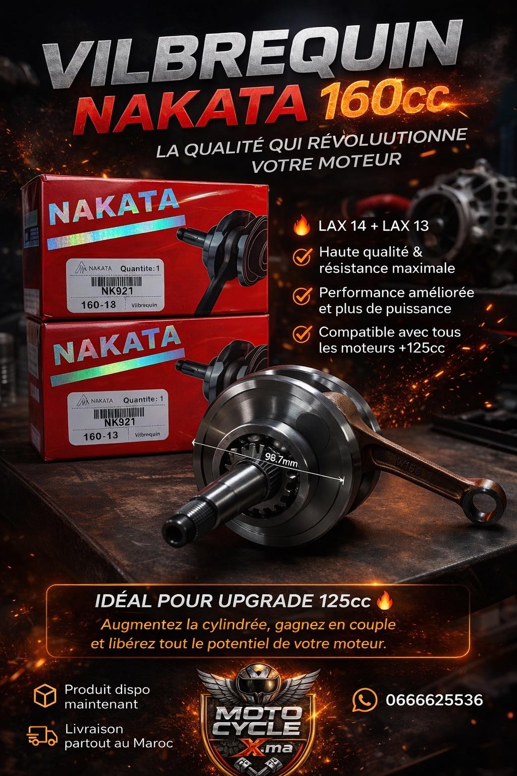 Vilebrequin NAKATA 160cc